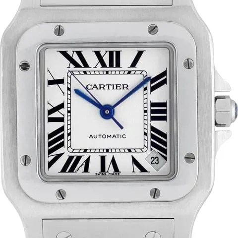 Cartier Santos Galbée 2823 32mm Stainless steel Champagne