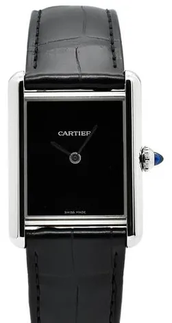 Cartier Tank WSTA0072 33.5mm Stainless steel Black