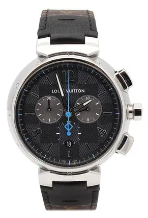 Louis Vuitton QA094Z 44mm Stainless steel Gray