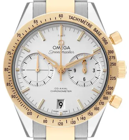Omega Speedmaster '57 331.20.42.51.02.001 41.5mm Yellow gold and stainless steel Silver
