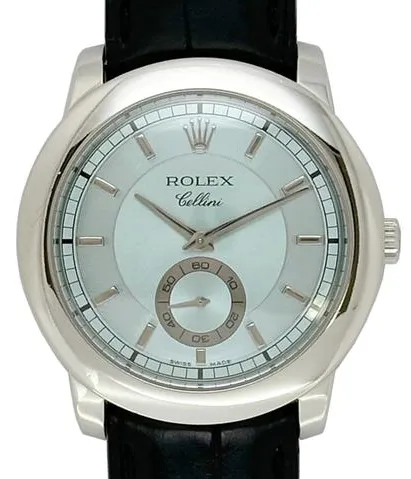 Rolex Cellini 5241/6 38mm Platinum Blue