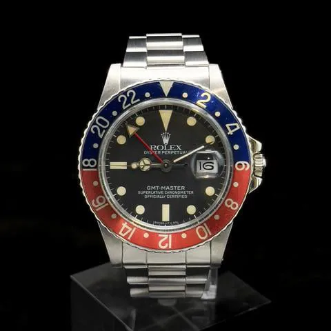 Rolex GMT-Master 16750 40mm Stainless steel Black