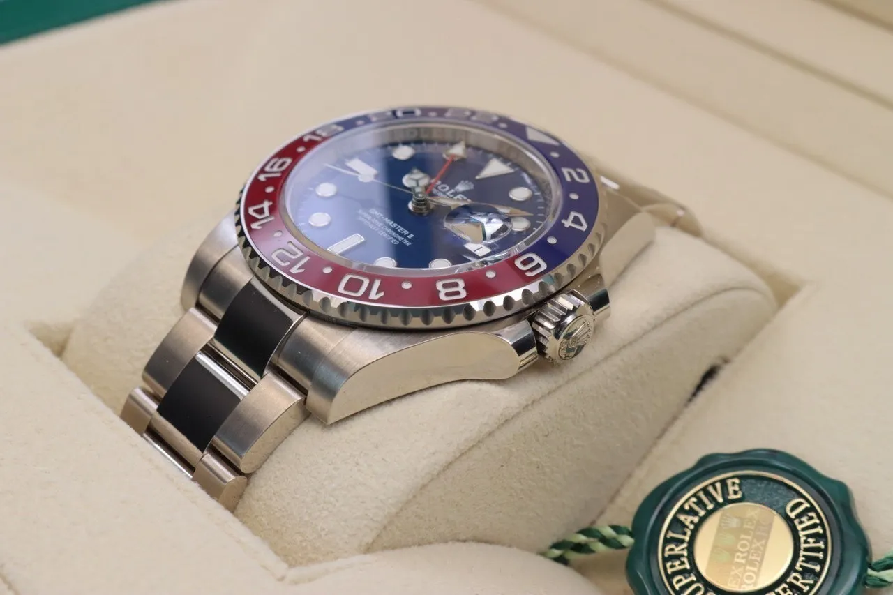 Rolex GMT-Master II 126719BLRO 40mm White gold Blue 3