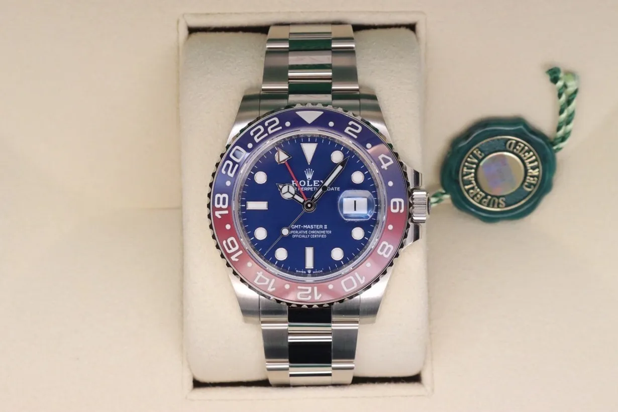 Rolex GMT-Master II 126719BLRO 40mm White gold Blue 15