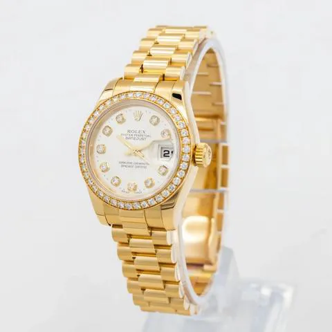 Rolex Lady-Datejust 179138 26mm Yellow gold Silver 2