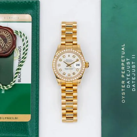 Rolex Lady-Datejust 179138 26mm Yellow gold Silver 7