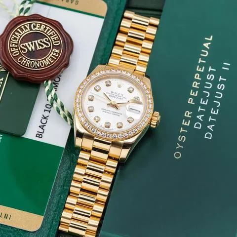 Rolex Lady-Datejust 179138 26mm Yellow gold Silver 10