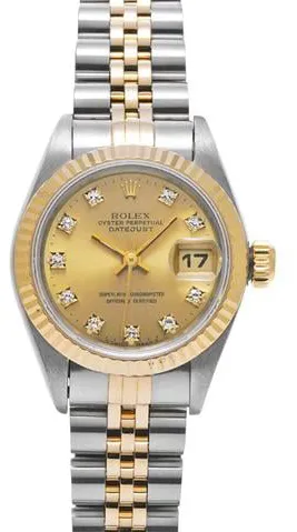 Rolex Datejust 69173G 26mm Stainless steel Champagne