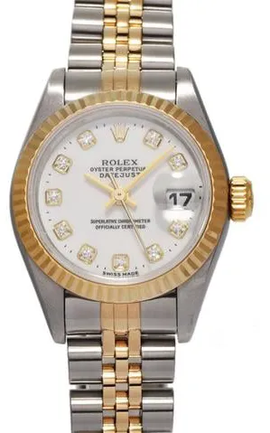 Rolex Datejust 69173G 26mm Yellow gold White