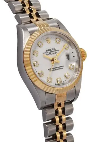 Rolex Datejust 69173G 26mm Yellow gold White 3