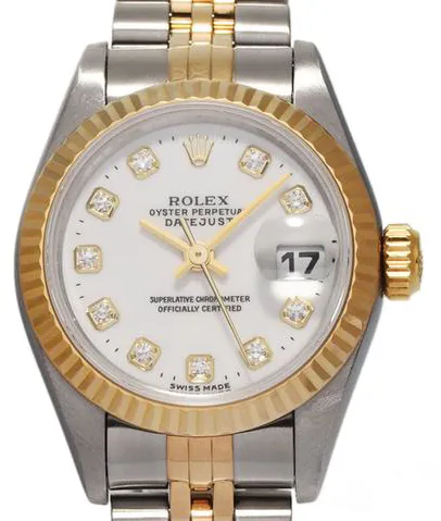 Rolex Datejust 69173G 26mm Yellow gold White 6