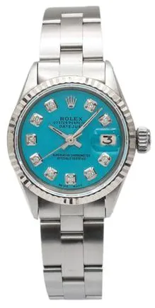 Rolex Oyster Perpetual Lady Date 6516 26mm Stainless steel Blue