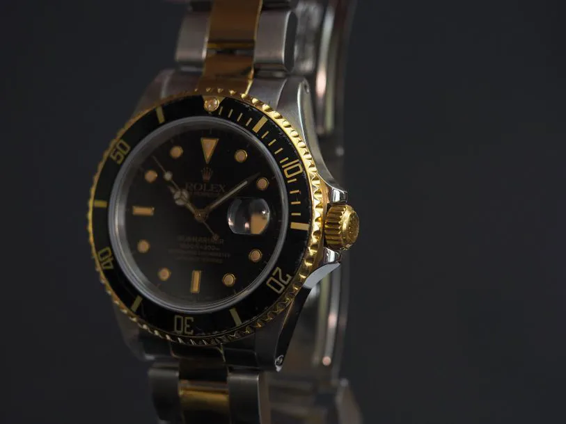 Rolex Submariner 16803 40mm Yellow gold and Stainless steel Blue 2