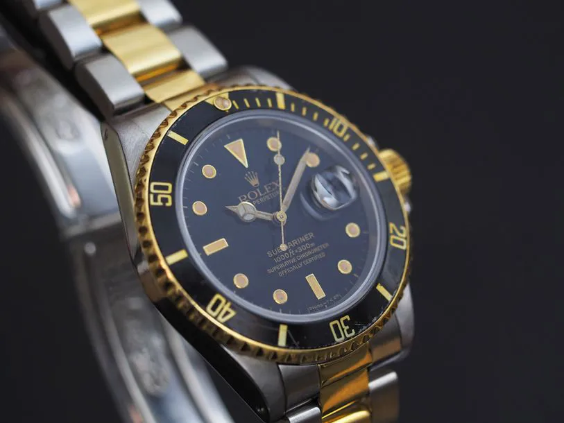 Rolex Submariner 16803 40mm Yellow gold and Stainless steel Blue 3