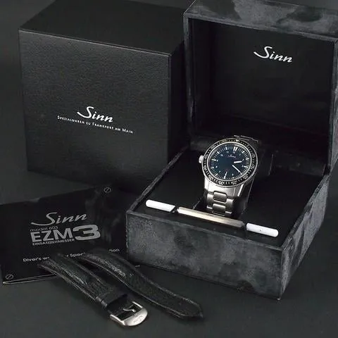 Sinn EZM 3 EZM3 603.EZM-3 41mm Stainless steel Black 6