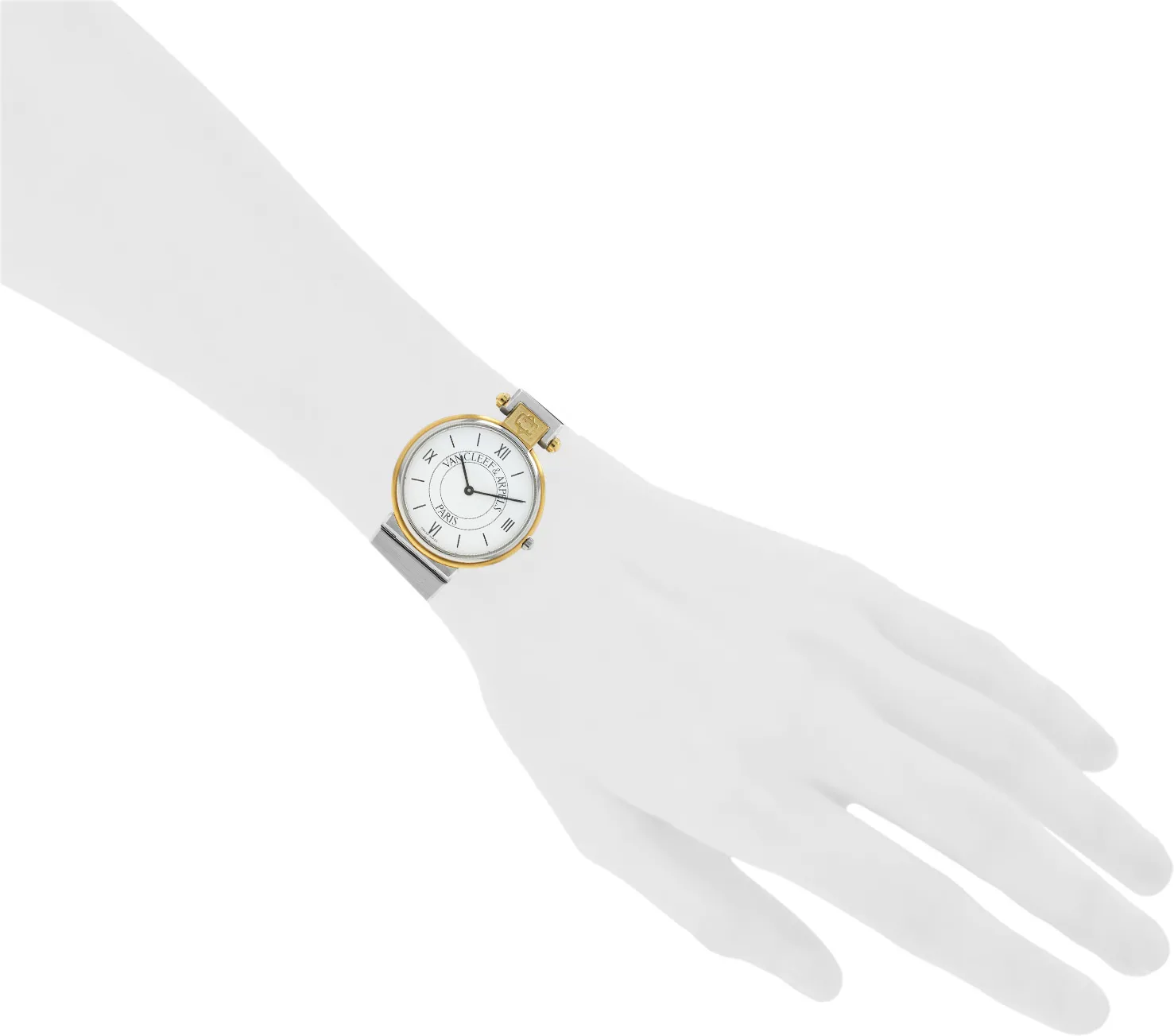 Van Cleef & Arpels La Collection 43106L5 30mm Yellow gold and Stainless steel White 1