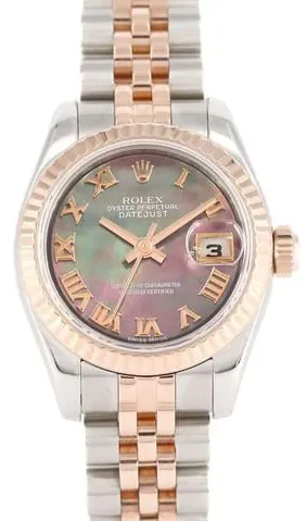 Rolex Lady-Datejust 179171NR 26mm Yellow gold and Stainless steel Black