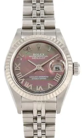 Rolex Datejust 79174NR 26mm Yellow gold and Stainless steel Black