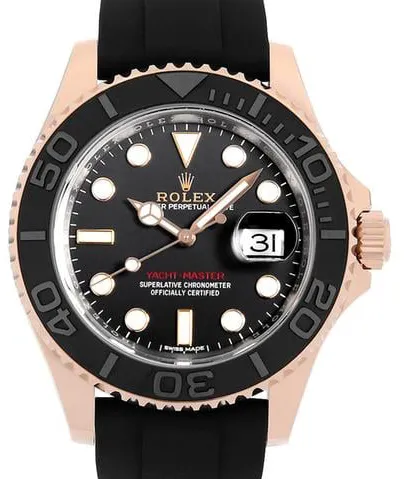 Rolex Yacht-Master 40 116655 40mm Everose gold Black