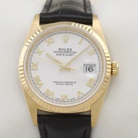 Rolex Datejust 36 16238 36mm Yellow gold White