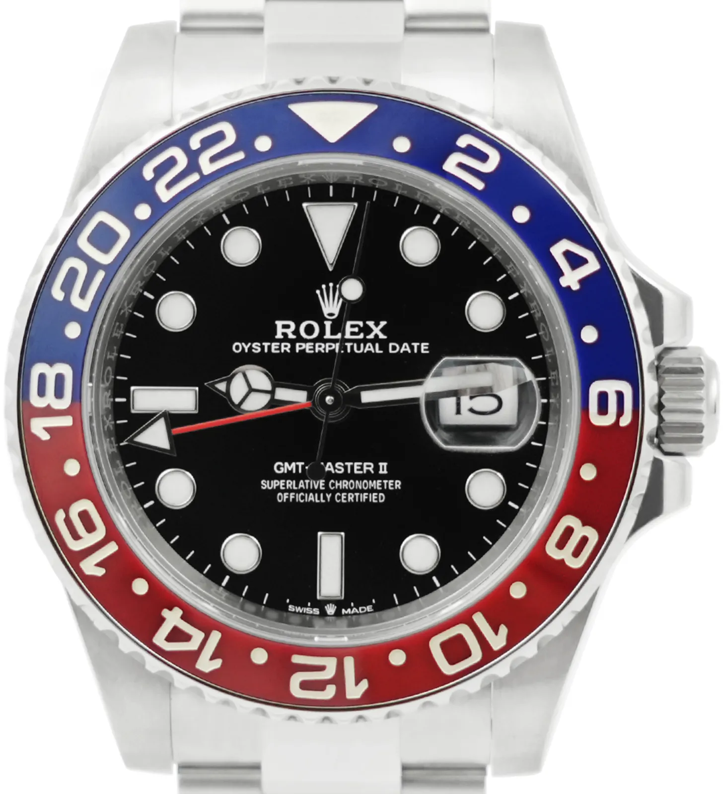 Rolex GMT-Master II 126710BLRO 40mm Stainless steel Black