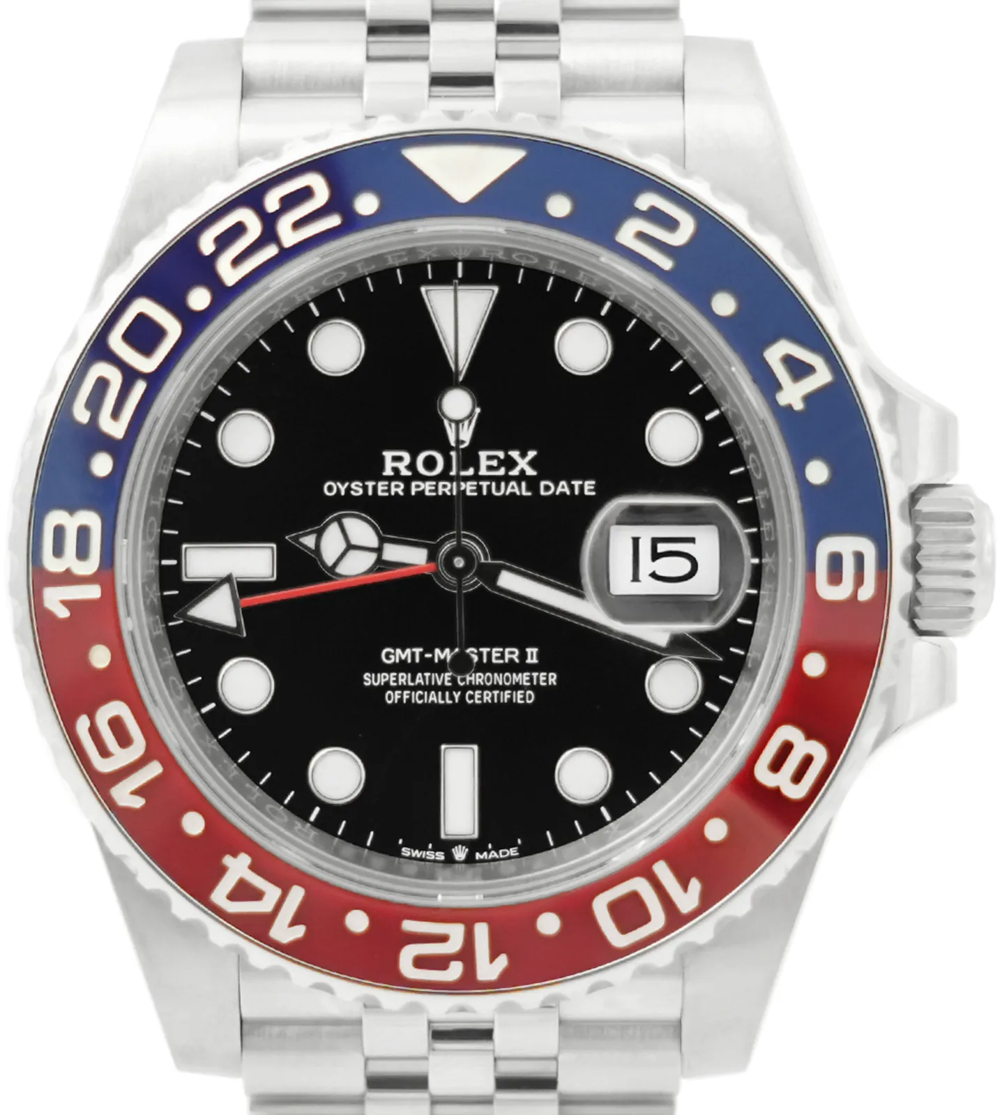 Rolex GMT-Master II 126710BLRO 40mm Stainless steel Black