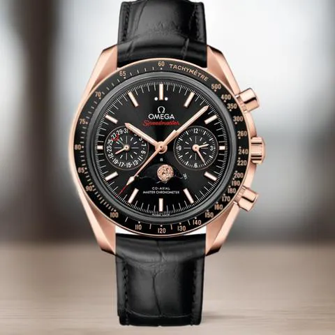 Omega Speedmaster Professional Moonwatch Moonphase 304.63.44.52.01.001 44.5mm Rose gold Black