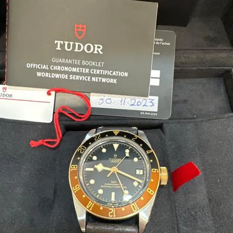 Tudor Black Bay GMT M79833MN-0004 41mm Yellow gold and stainless steel Black