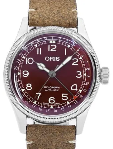 Oris Big Crown 01 754 7741 4068-07 5 20 50 40mm Stainless steel Red