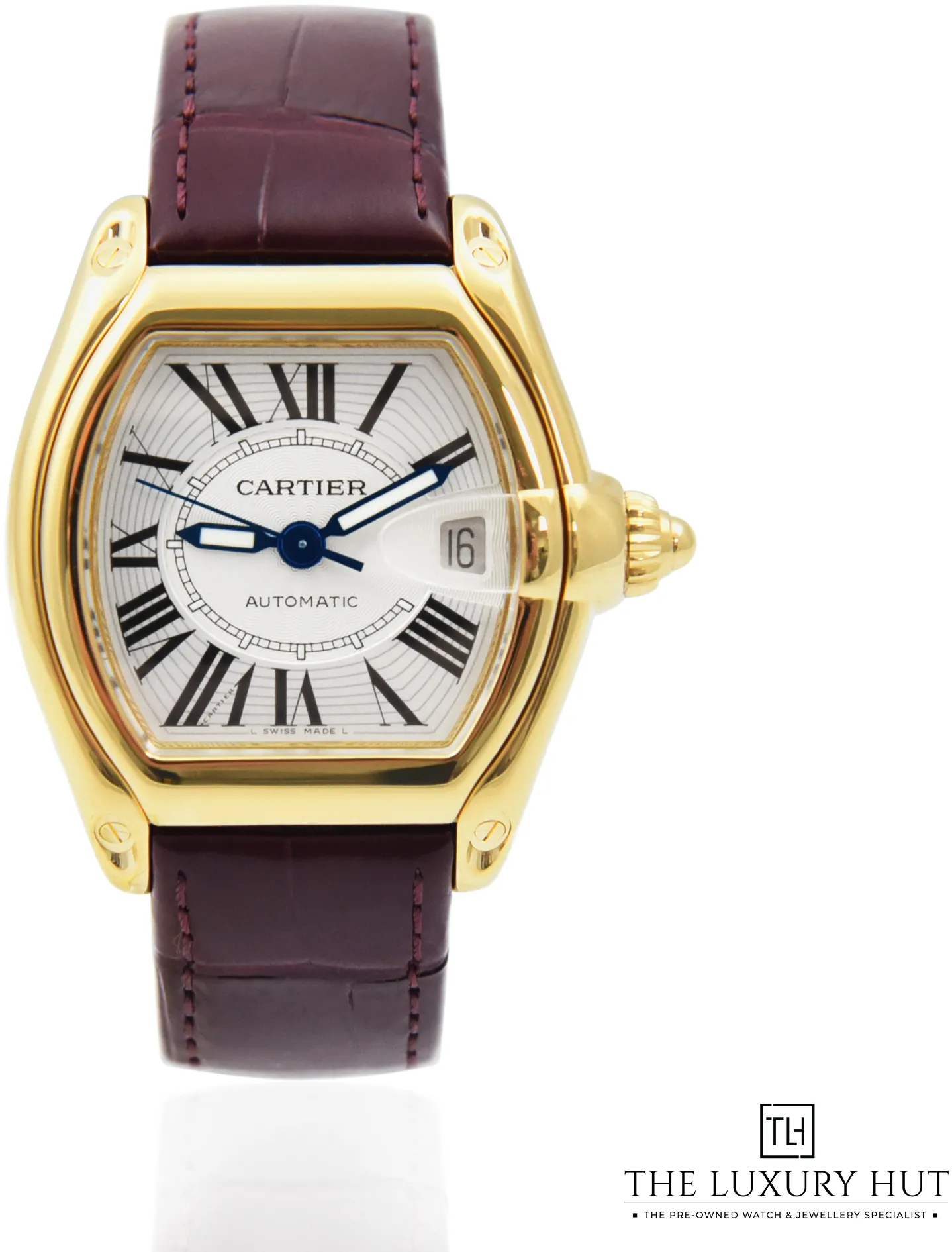 Cartier Roadster 2524 37mm Yellow gold •