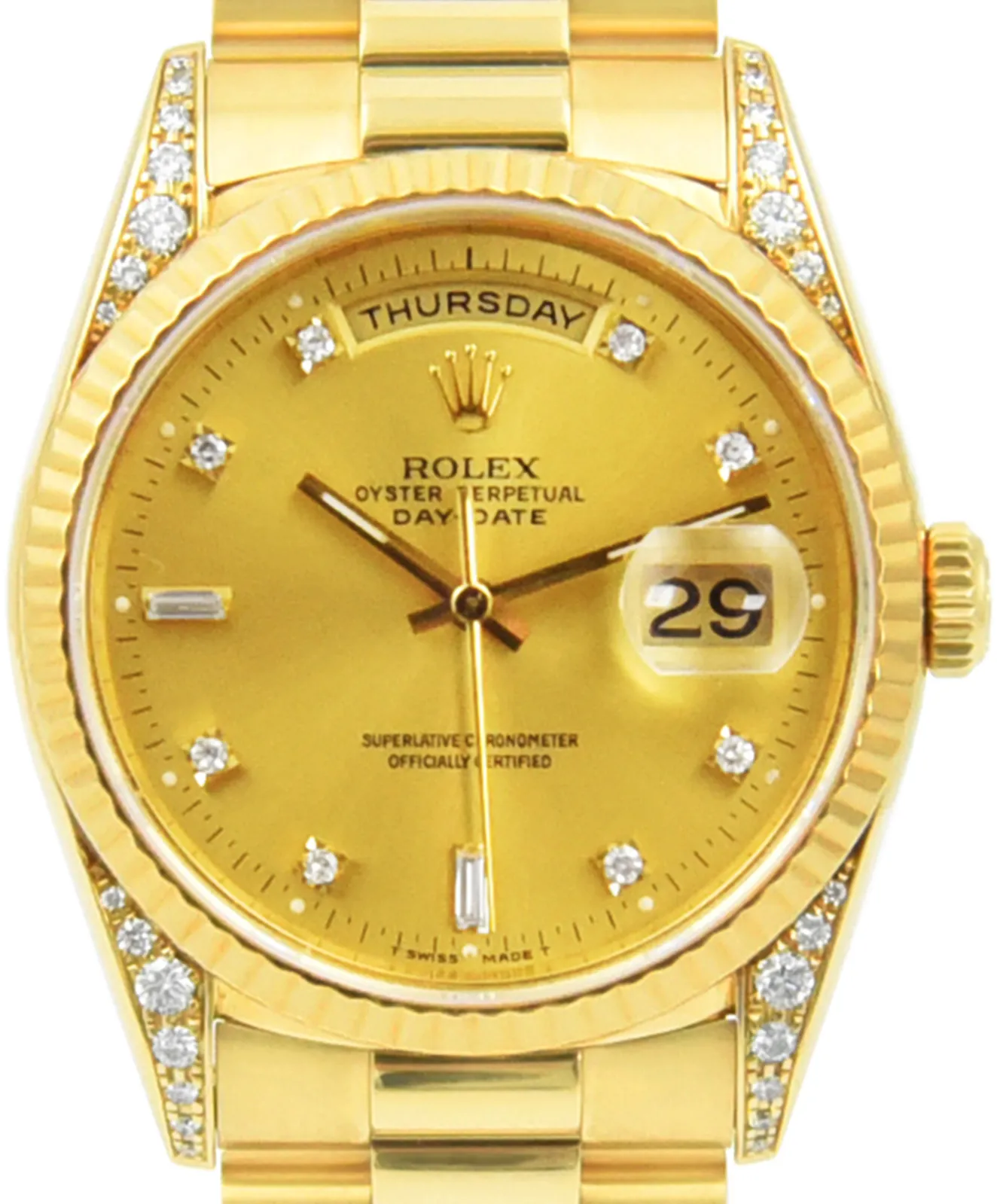 Rolex Day-Date 36 18338 36mm Yellow gold Champagne