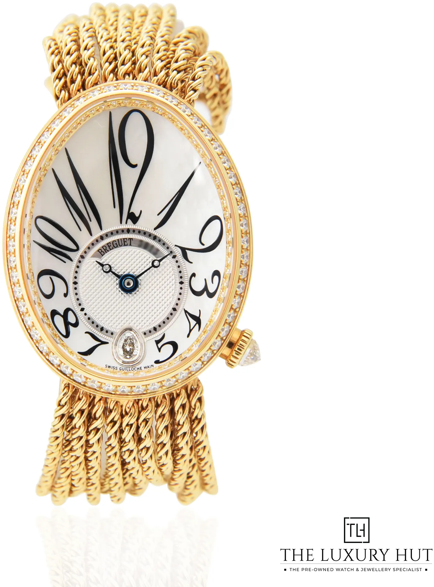 Breguet Reine de Naples 8918BA 36.5mm Yellow gold Mother-of-pearl