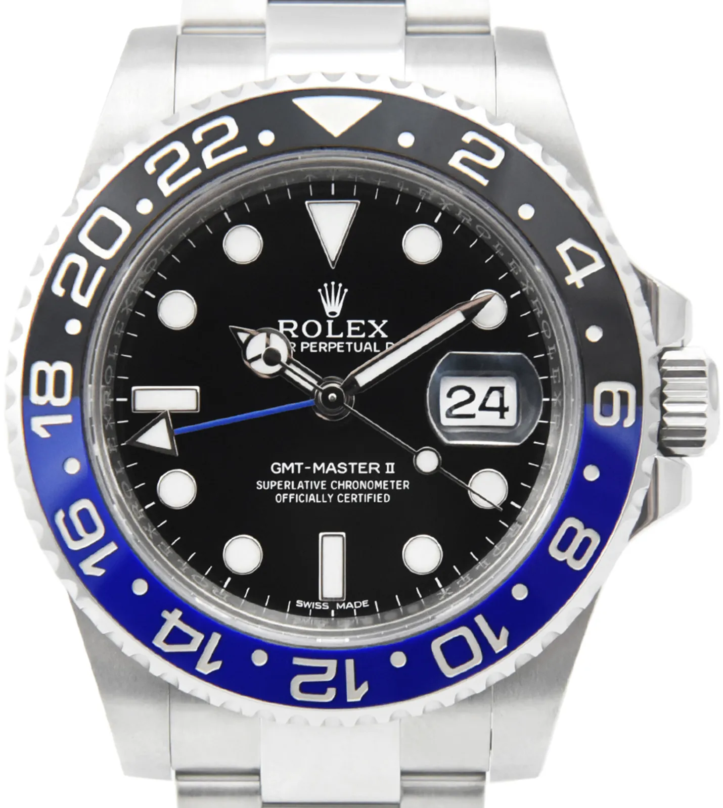 Rolex GMT-Master II 116710BLNR 40mm Stainless steel Black