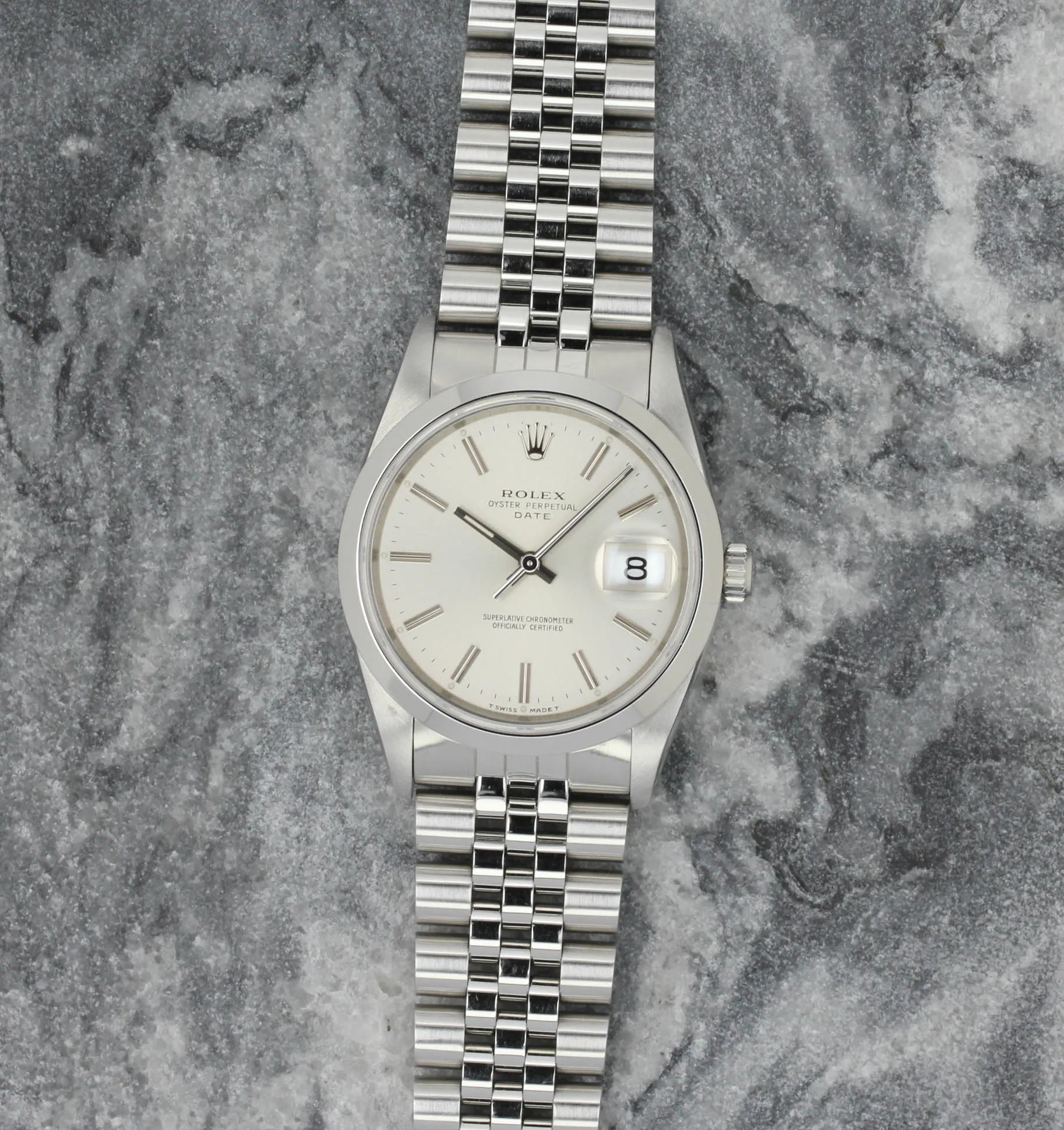 Rolex Date 15200 34mm Stainless steel Gray