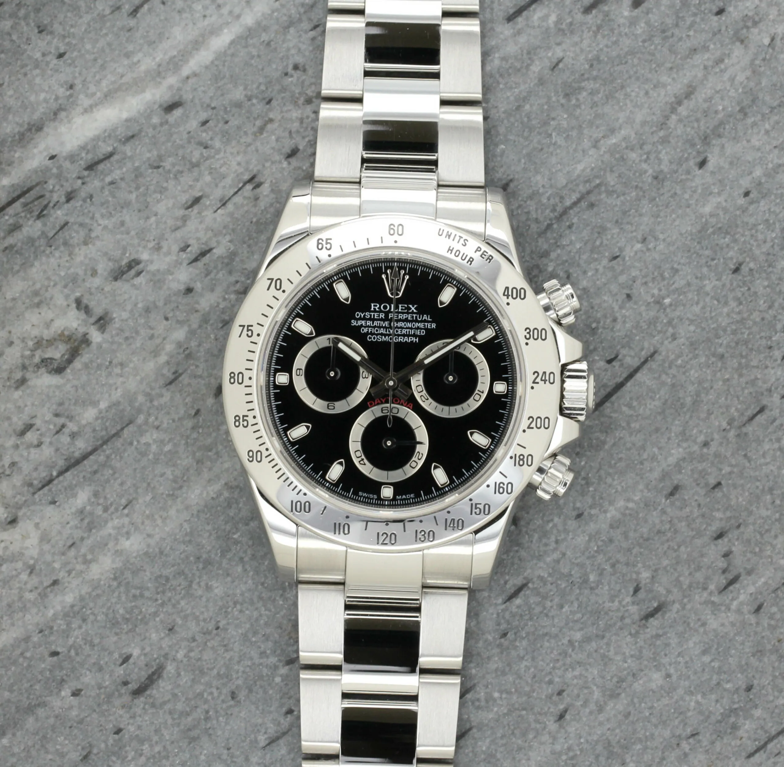 Rolex Daytona 116520 40mm Stainless steel White