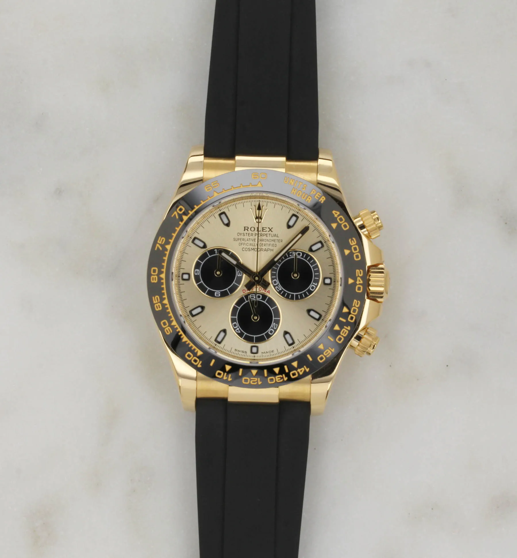 Rolex Daytona 116518LN 40mm Yellow gold Champagne