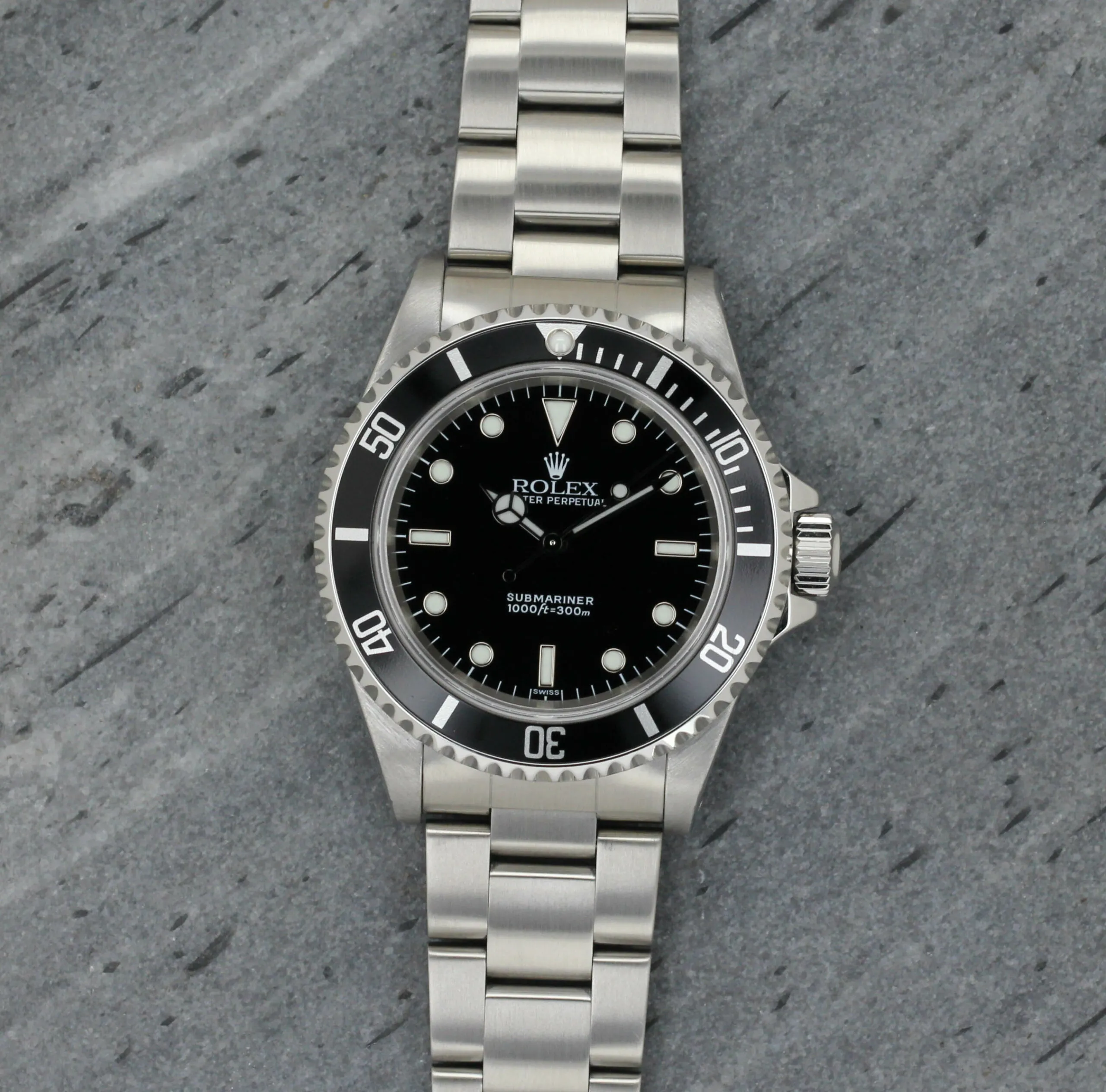 Rolex Submariner 14060 40mm Stainless steel Black