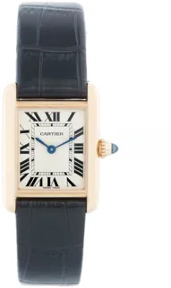 Cartier Tank W1529856 Yellow gold Silver