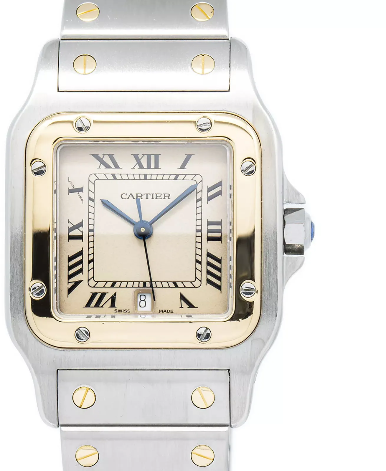 Cartier Santos W20011C4 29mm Stainless steel White