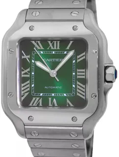 Cartier Santos de Cartier Stainless steel Green