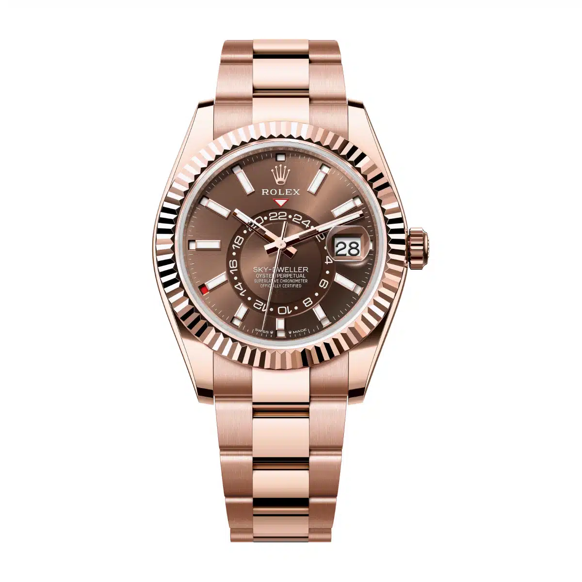 Rolex Sky-Dweller 336935-0002 Everose gold Brown