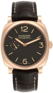 Panerai Radiomir 1940 PAM 00513 Red gold Brown