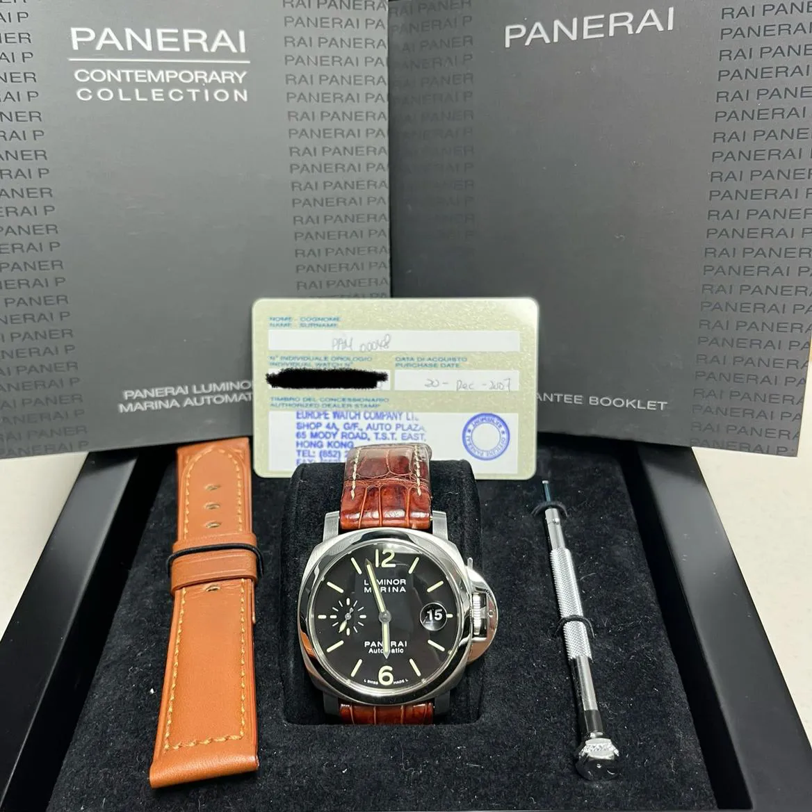 Panerai Luminor Marina Automatic PAM 00048 40mm Stainless steel Black 7