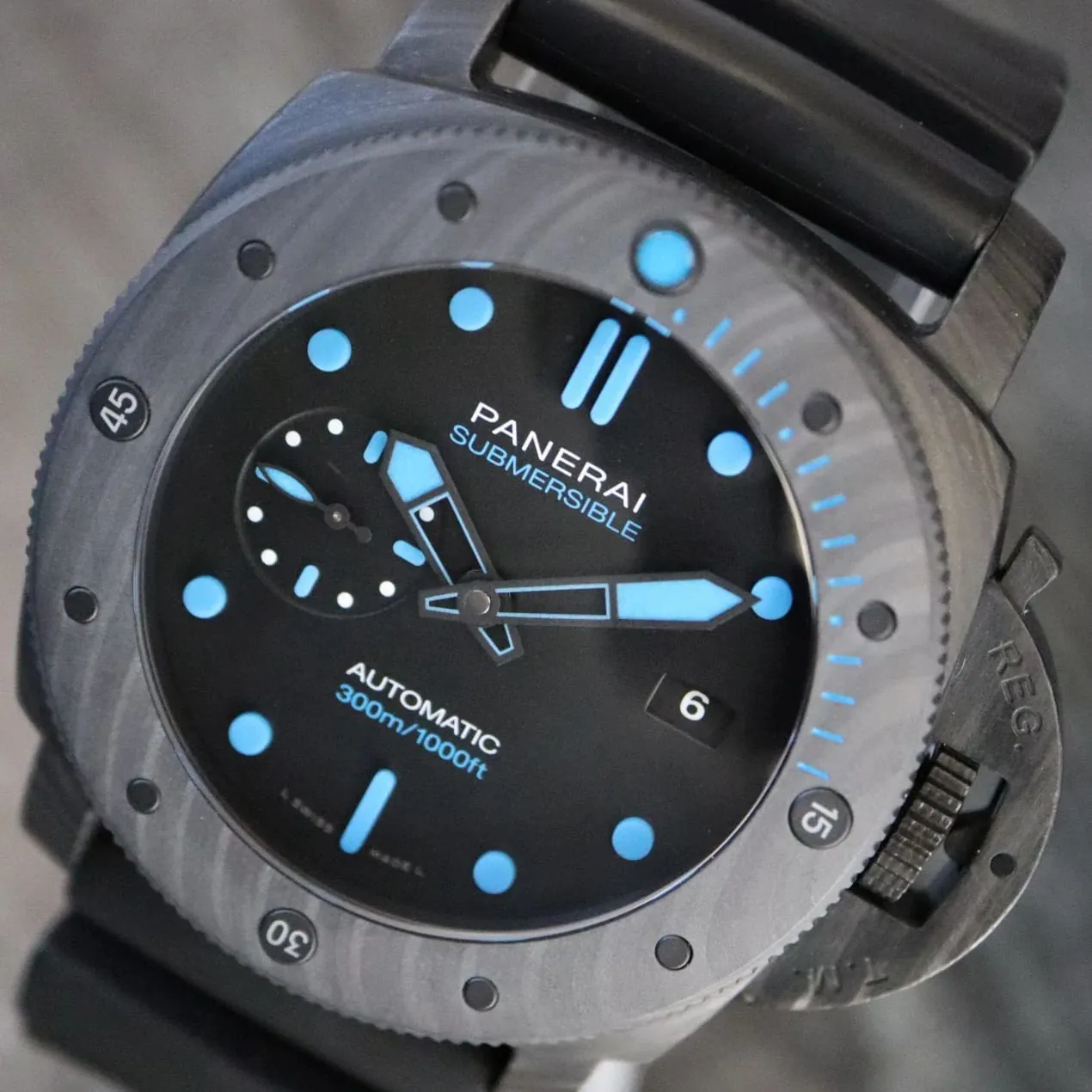 Panerai Luminor GMT Automatic PAM 01616 47mm Titanium Black