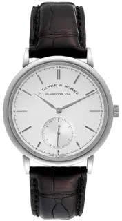 A. Lange & Söhne Saxonia 380.026 White gold Silver