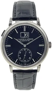 A. Lange & Söhne Saxonia 381.029 White gold Black