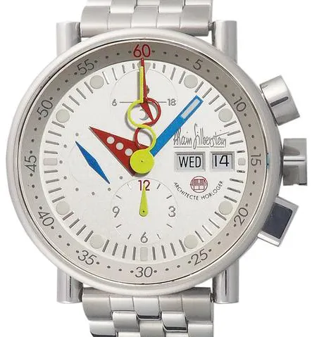 Alain Silberstein 39mm Stainless steel Silver