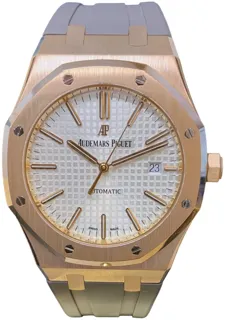 Audemars Piguet Royal Oak 15400OR.OO.D088CR.01 Rose gold Silver