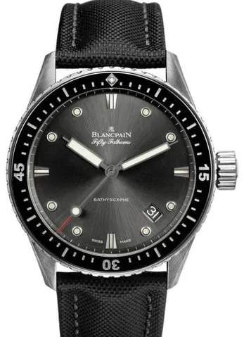 Blancpain Fifty Fathoms 5000-1110-B52A 43mm Stainless steel Gray meteor