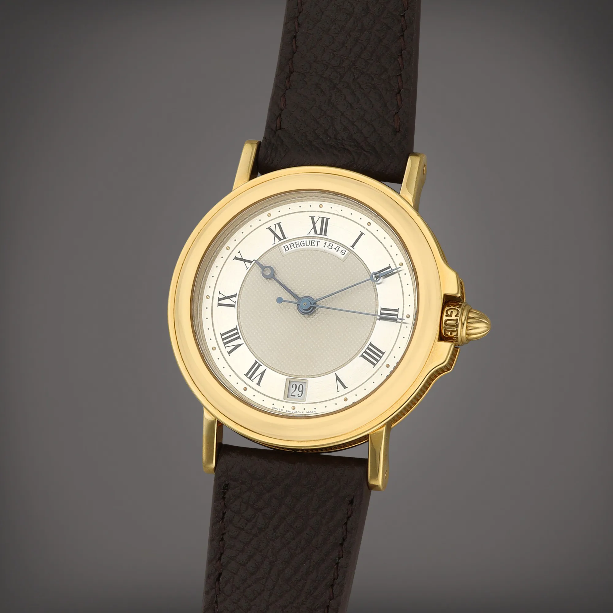 Breguet Horloger de la Marine 8400 36mm Yellow gold Silver